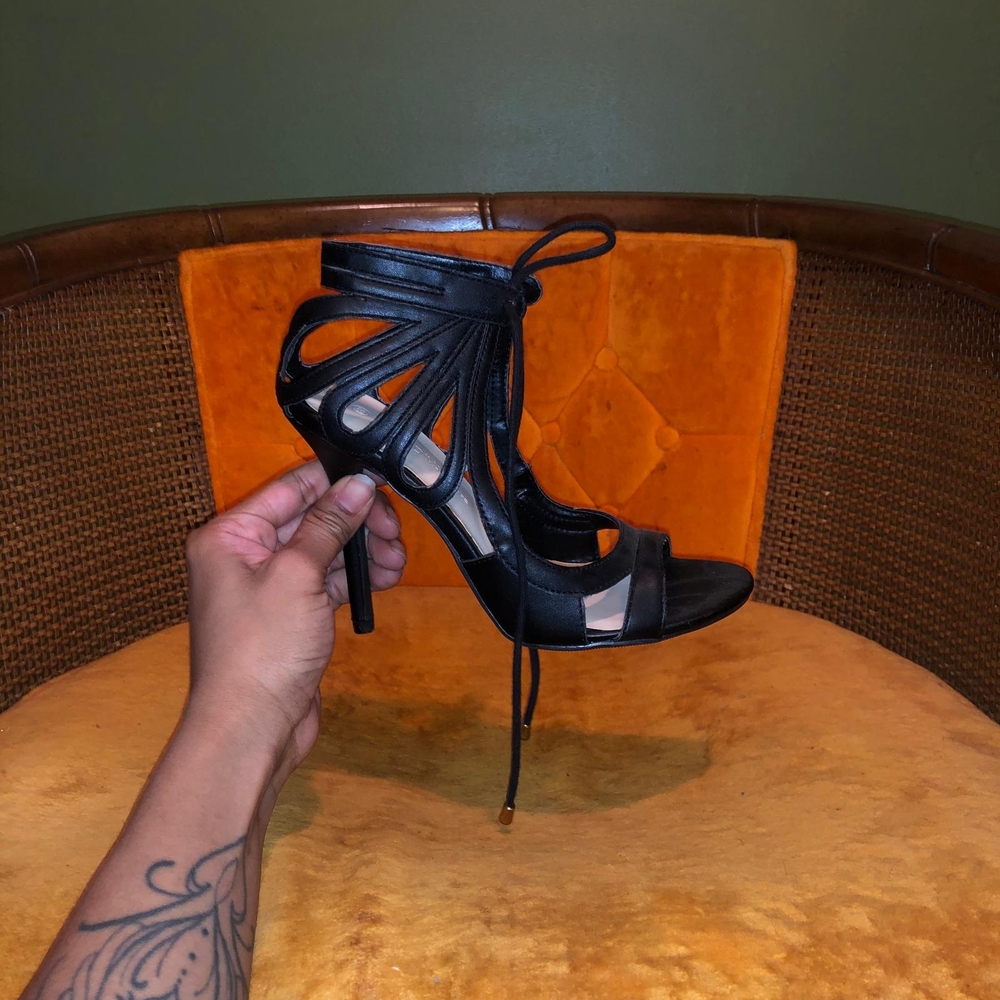 Wild Diva Black Heels